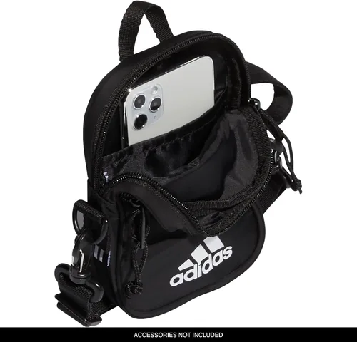 Vista 3 de adidas Bolsa cruzada imprescindible para festivales Negro - Bolso bandolera imprescindible para festivales