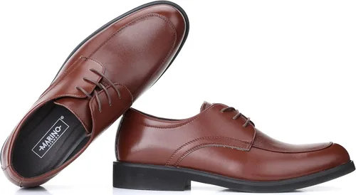 Vista 4 de Zapatos clásicos de vestir para hombre tipo Oxford, de Marino