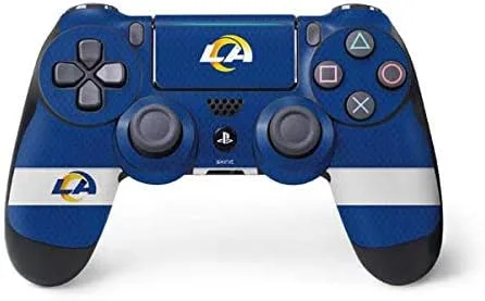 Vista 15 de Los Angeles Rams NFL PS4 Pro/slim driver Piel – Los Angeles Rams Blanco y Negro