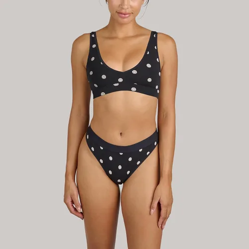 Vista 4 de MeUndies Tanga de algodón elástico para mujer - Bragas cómodas - Tela exclusiva de Tienda