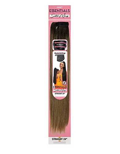 Vista 5 de Janet Collection Essentials Cola de caballo recta Snatch & Wrap 24 (1)