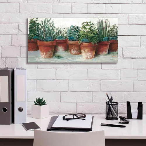 Vista 3 de Epic Graffiti Carol Rowan - Lienzo decorativo para pared, diseño giclée de 24 x 12 pulgadas