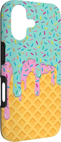 Vista 3 de Ice Cream Cone with Sprinkles Case for iPhone 17