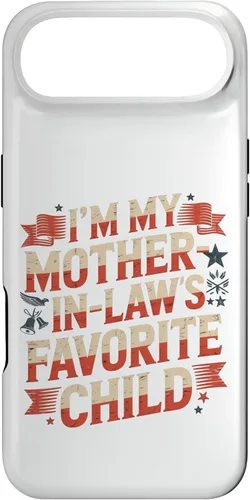 Vista 27 de Im My Mother n Law Favorite Child American Flag Funny Parent Case for iPhone 17