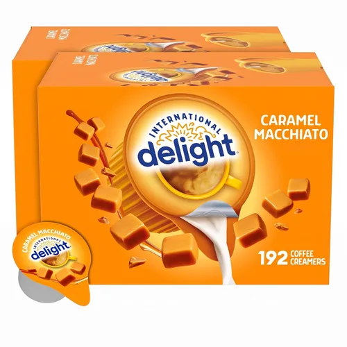 Vista 14 de International Delight - Vainilla Francesa, cremas para café de una porción, 192 unidades (1 paquete), crema para café no láctea apta para almacenar