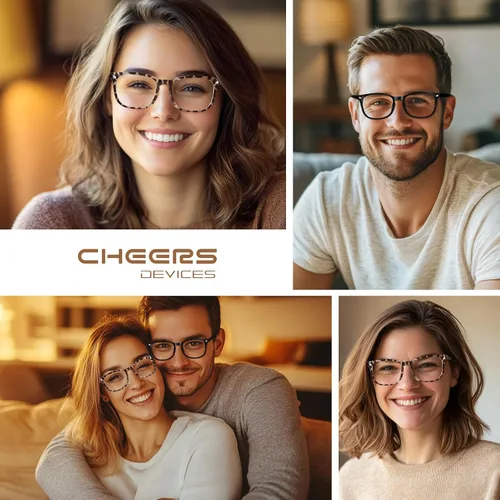 Vista 2 de CHEERS DEVICES Reading Glasses for Women Men, Eyeglasses, Blue Light Readers for Men Women