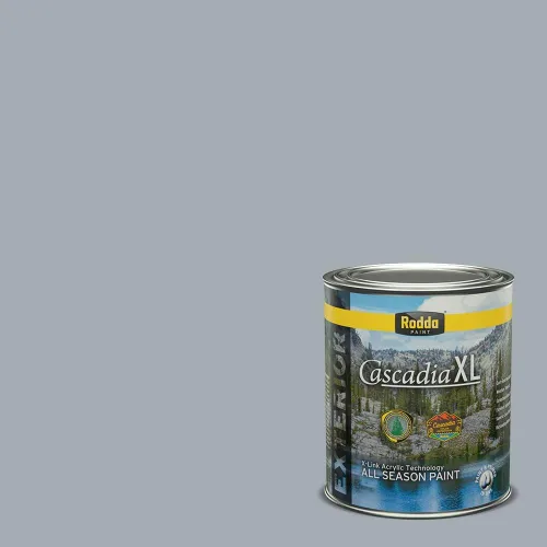 Vista 75 de Rodda Paint CASCADIA XL - Pintura satinada e imprimación para exteriores en uno, cuarto de galón, ancla