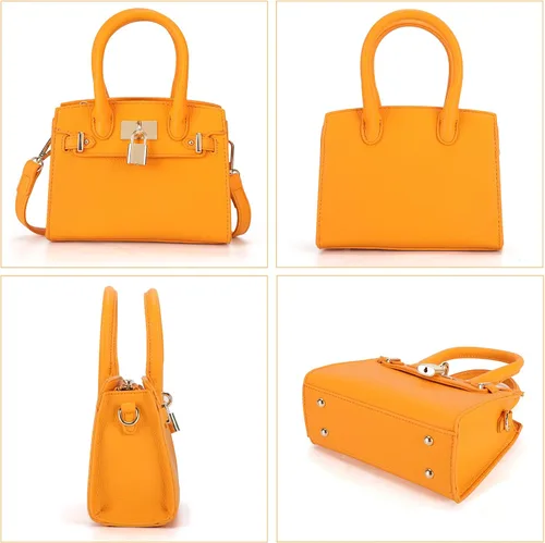 Vista 7 de STAISE Bolso bandolera de cuero vegano para mujer, bolso de hombro cruzado de moda, bolso pequeño con asa superior, bolso de noche