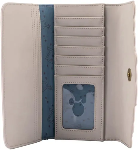 Vista 4 de Loungefly Disney Lady and the Tramp - Cartera de piel sintética de cemento húmedo
