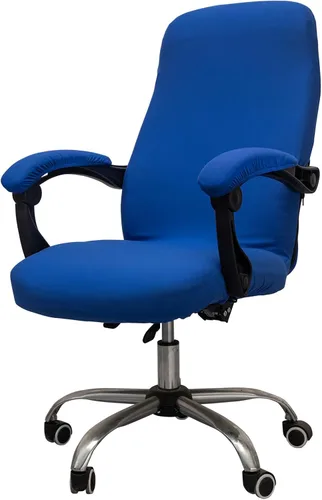 Vista 16 de Melaluxe Funda para silla de oficina con fundas para brazos - Funda elástica universal para silla de escritorio, fundas para silla de computadora