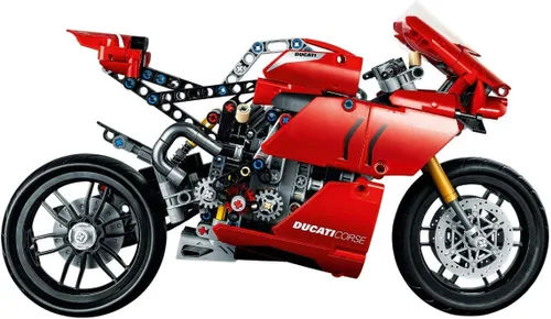 Vista 3 de LEGO Técnica: Ducati Panigale V4 R 42107 (646 Piezas) 2020 con Valinor Embalaje Libre de Frustración