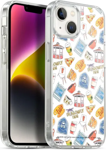 Vista 231 de Head Case Designs Gilmore - Funda negra a prueba de golpes con diseño de dibujos animados para niñas con licencia