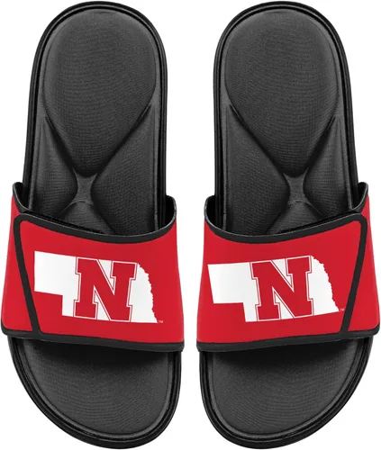 Vista 126 de FOCO Sandalias deportivas de espuma para ducha con logotipo de equipo universitario de la NCAA para hombre