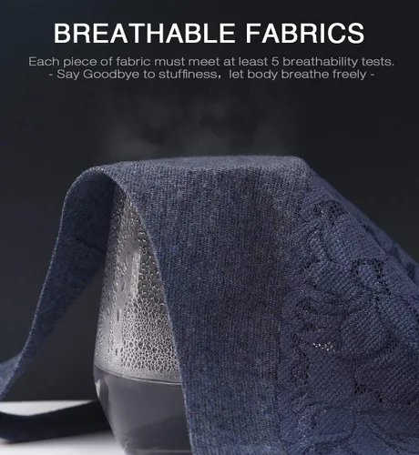 Vista 4 de Tangas de las mujeres Ropa interior de algodón sin costuras Tangas para las mujeres Encaje Trim Bragas