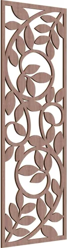 Vista 27 de 9 3/8"W x 24 3/8"H x 1/4"T Utica Decorativo Fretwork Madera Paneles de Pared, Abedul