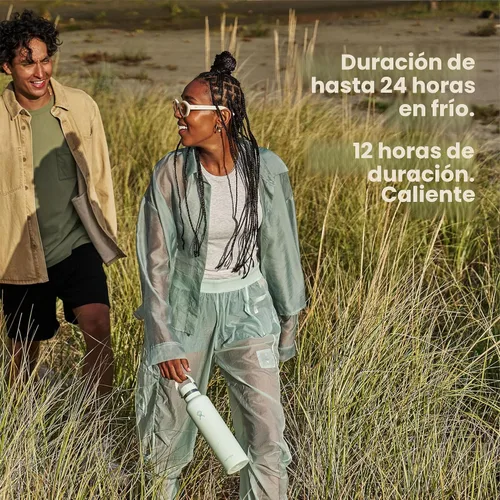 Vista 3 de Hydro Flask Botella de agua – Acero inoxidable aislado – Antiderrames, a prueba de fugas en 21 oz Tonal Trillium