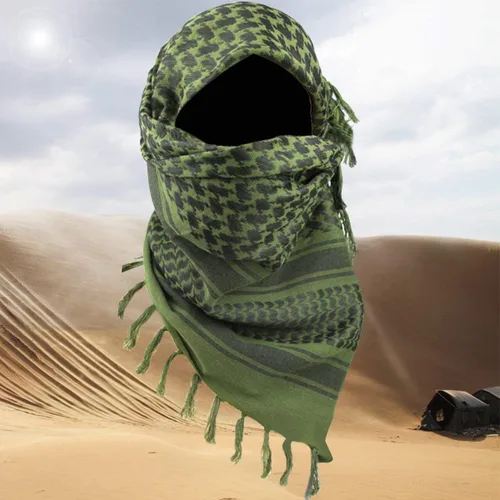 Vista 7 de FREE SOLDIER - Bufanda militar, shemagh, pañuelo palestino, bufanda para la cabeza o el cuello, pañuelo árabe, pañuelo del desierto para la cabeza