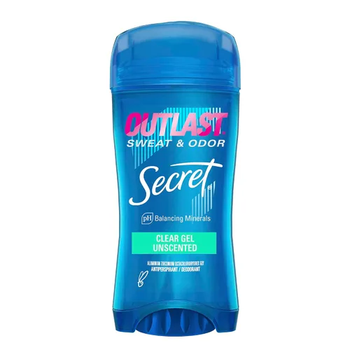 Vista 17 de Secret Outlast, antitranspirante y desodorante para mujer, 72 horas de protección contra el sudor y el olor, minerales equilibradores de pH, gel