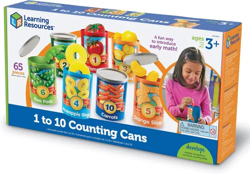 Vista 8 de Learning Resources Latas para contar del uno al diez