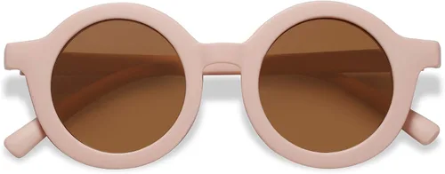 Vista 17 de SOJOS - Lentes de sol redondos polarizados para niños y niñas, protección ultravioleta 400 (UV400), lentes de sol para las vacaciones en la playa