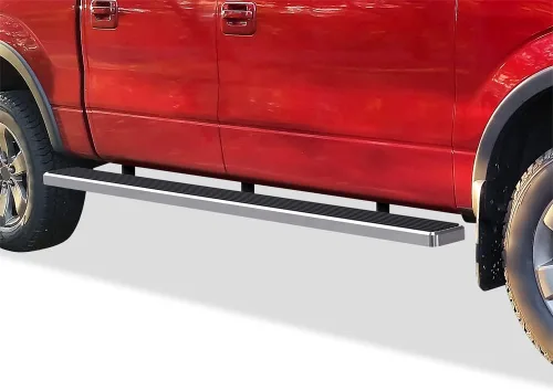 Vista 14 de APS Estribos (barras laterales y escalones laterales) compatibles con Ford F150 SuperCrew Cab 2009-2014 con caja de 5.5 pies (requiere perforación)