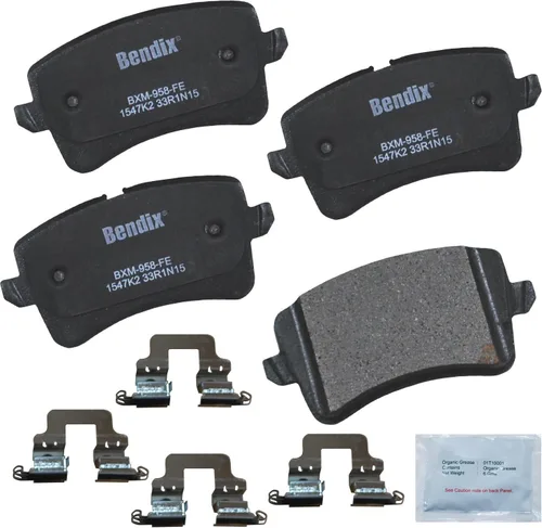 Vista 106 de Bendix Priority1 CFC154 - Juego de pastillas de freno de disco para Avanti II, Century, LeSabre, Regal, Riviera, chasis comercial, DeVille