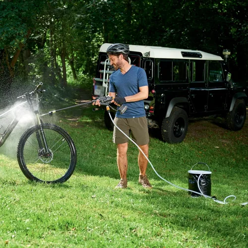 Vista 2 de WORX WA4015 Hydroshot - Accesorio plegable para cubo de agua, color negro