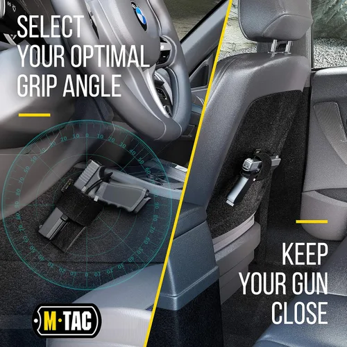 Vista 4 de M-Tac Funda universal para pistola para transporte oculto CCW - Almacenamiento de pistola - Funda de transporte oculta para pistola para hombres