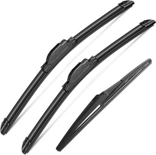 Vista 9 de 3 limpiaparabrisas para Jeep Wangler 2007-2017, Jeep Wrangler JK 2008-2018, equipo original de alta calidad para todo tipo de clima, 15 pulgadas, 15