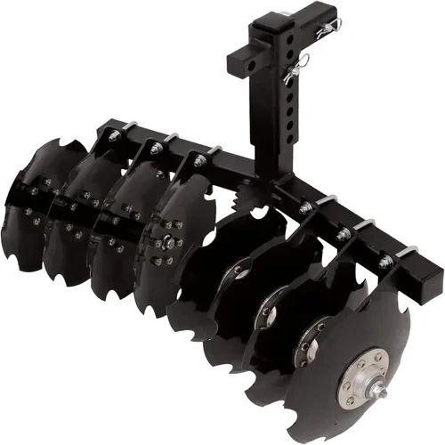 Vista 9 de Big Buck - Grada de arado de disco ATV/UTV de 28 pulgadas de ancho de corte con soporte receptor universal de 2 pulgadas, cultiva de 1 a 2 acres