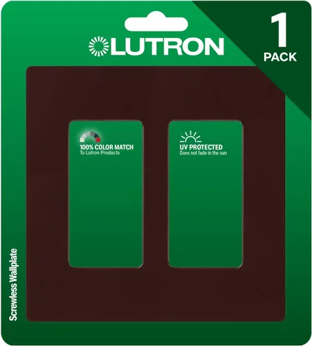 Vista 18 de Lutron Claro - Placa de cubierta para interruptor de luz, placa de pared de 2 posiciones, para interruptores de luz decorativos, cubierta