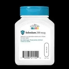 Vista 3 de 21st century Selenio 200 mcg cápsulas – 60 ct, Paquete de 4