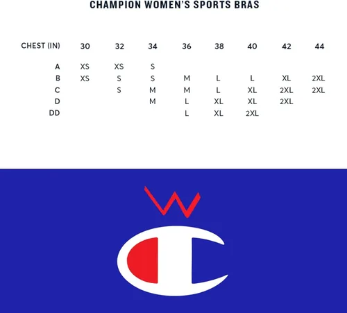 Vista 4 de Champion Womens Infinity Racerback Sports Bra for Women Moisture-Wicking Sports Bra for Women