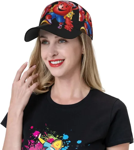 Vista 6 de atgzfdr Kool Anime Aid - Gorra de béisbol ajustable con ala curvada para hombre y mujer, color negro, Negro