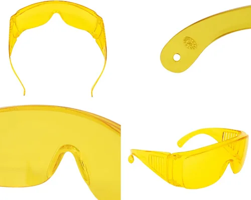 Vista 8 de SAFE HANDLER BISON LIFE Diamont Vented Over Glasses Safety Glasses Meets ANSI Z87.1, Impact Resistant Polycarbonate Lens