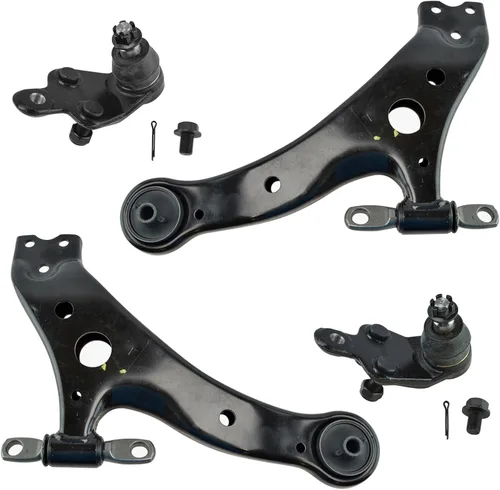 Vista 133 de TRQ Brazo de control superior e inferior del lado del conductor y del pasajero con juego de rótulas compatible con Chevrolet GMC 89-02