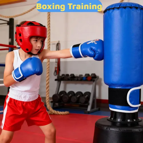 Vista 5 de Guantes de Boxeo para Niños Guantes de Boxeo para Niños Rojo Azul