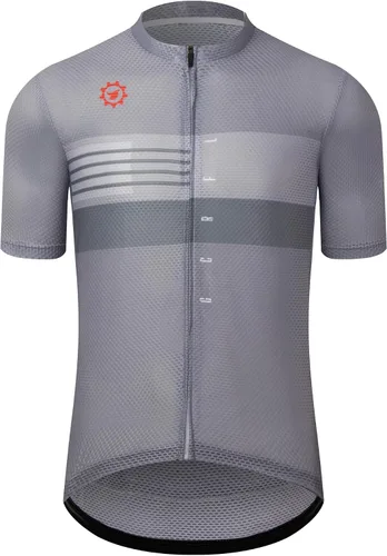 Vista 15 de GCRFL Maillot de ciclismo para hombre con 3+1 bolsillos con cremallera manga corta ciclismo ciclismo camiseta de ciclismo transpirable tela de malla
