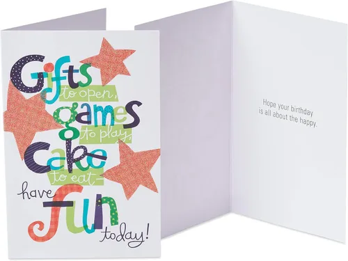 Vista 11 de American Greetings Tarjetas de cumpleaños para niños, brillantes y atrevidas (12 unidades)
