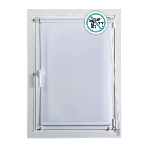 Vista 4 de Estor Enrollable Stor Planet Clip&Fix Night&Day Blanco 150 x 180 cm