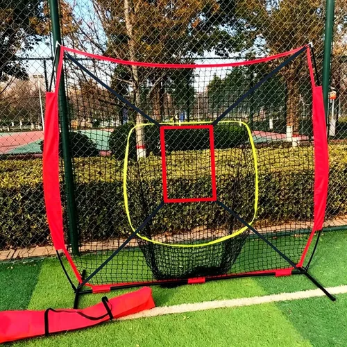 Vista 8 de Objetivo Strike Zone para red de béisbol y softbol, objetivo de práctica para lanzamiento, golpeo, bateo y atrapada, ayudas de entrenamiento