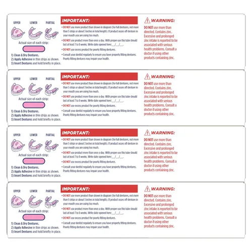 Vista 9 de Fixodent Ultra Max Hold Secure - Crema adhesiva para dentaduras postizas completas y parciales, 2.2 onzas (paquete de 4)