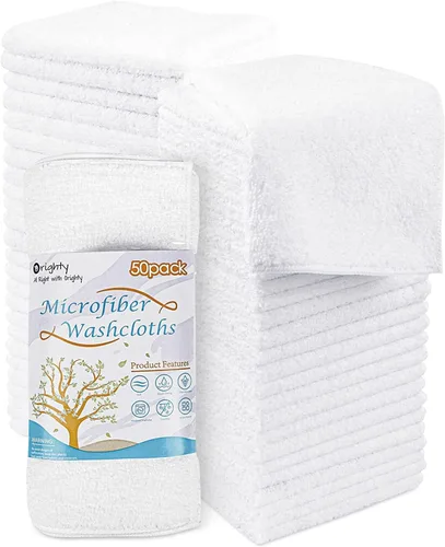 Vista 27 de Orighty Paquete de 5 toallas faciales de microfibra, altamente absorbentes y suaves al tacto, toallas de mano para baño, hotel, spa y gimnasio, 11.5