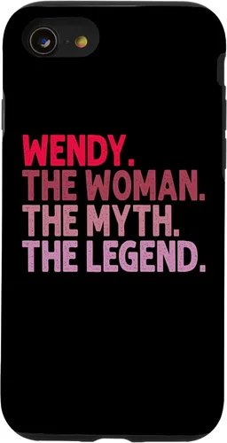Vista 13 de Funda de cumpleaños personalizada para iPhone 15 Wendy The Woman The Myth The Legend