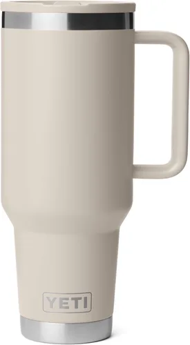 Vista 18 de YETI Rambler - Taza de viaje de 40 onzas con tapa abatible y pajilla, acero inoxidable, aislada al vacío, a prueba de fugas, apta para portavasos