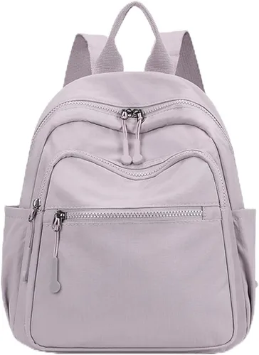Vista 10 de Tanweibago Mini mochilas de nailon para mujer, mochilas pequeñas de 11L para mujer, mochila ligera casual para mujer, mochila de viaje de compras