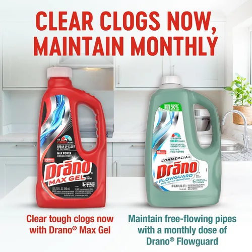 Vista 11 de Removedor de obstrucciones 00117-2PK Max(paquete de 2), 32 onzas, Drano , thomaswi, 1, 1