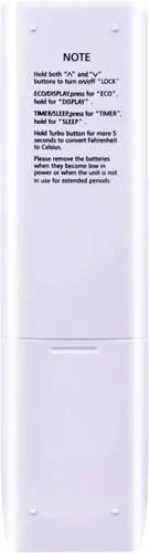Vista 3 de Reemplazar el control remoto de CA compatible con aire acondicionado TCL, con convertidor Fahrenheit Celsius