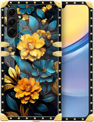 Vista 44 de Funda compatible con Samsung Galaxy A03S 4G, TPU suave de lujo y parte trasera de policarbonato duro para niñas y mujeres, funda protectora a prueba