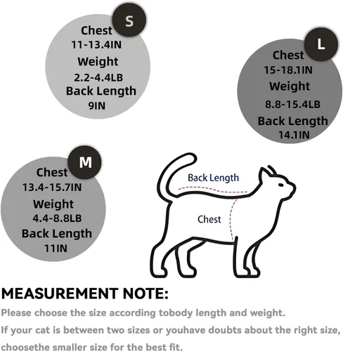 Vista 3 de Traje de recuperación quirúrgica para gatos, cono de heridas abdominales, collar electrónico, alternativo, antilamidas o enfermedades de la piel
